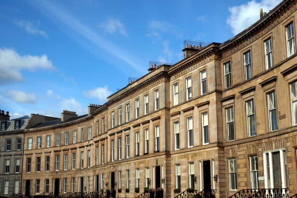 Huge British terraced houses